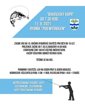 pozvánka na rybřské závody v Bukovici