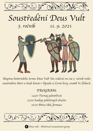 Pozvánka na historický šerm - Deus Vult